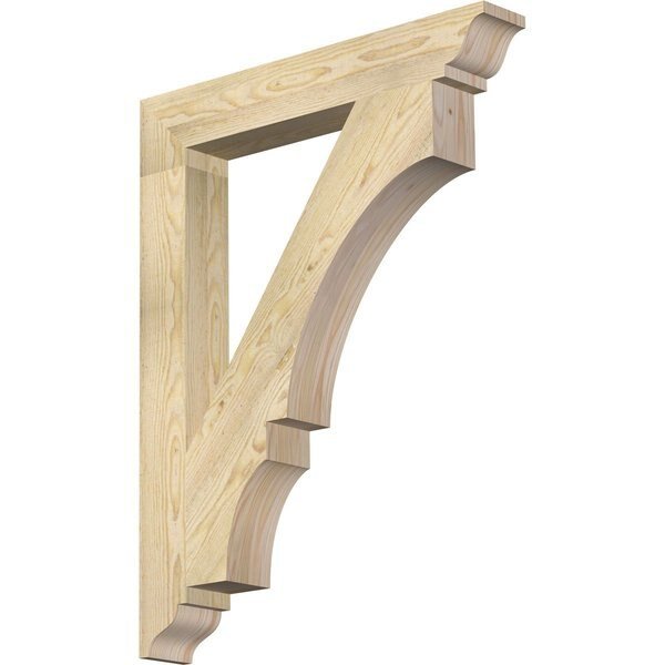 Balboa Traditional Rough Sawn Bracket, Douglas Fir, 4
